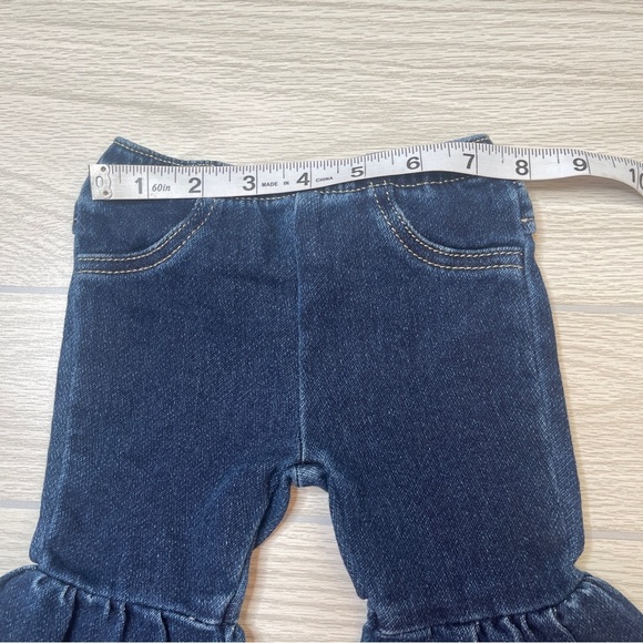 Wrangler Baby Infant Girl Western Flare Ruffle Jeggings Jeans 3-6 Months - Picture 6 of 8